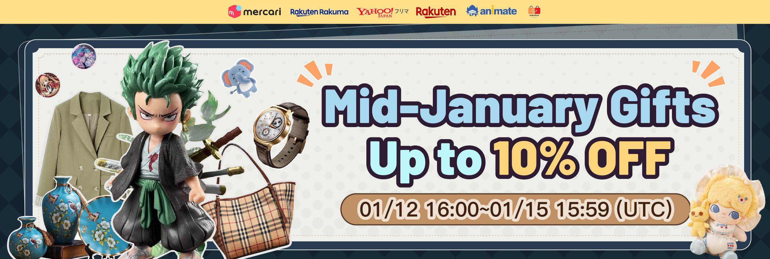 Big Savings for Mid-January! Up to 10% OFF! 