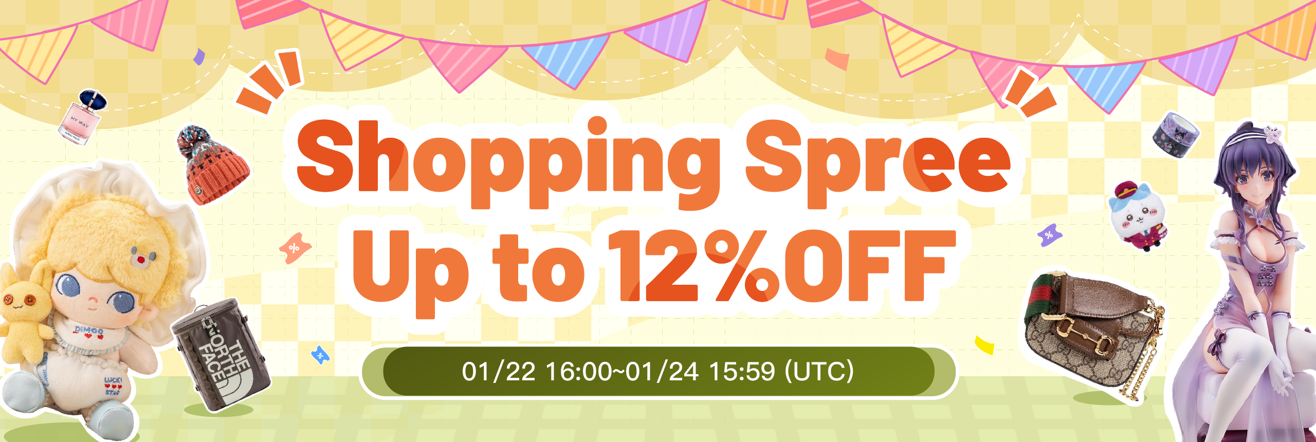 Brighten up weekday with a little shopping spree! Come and get your surprise!