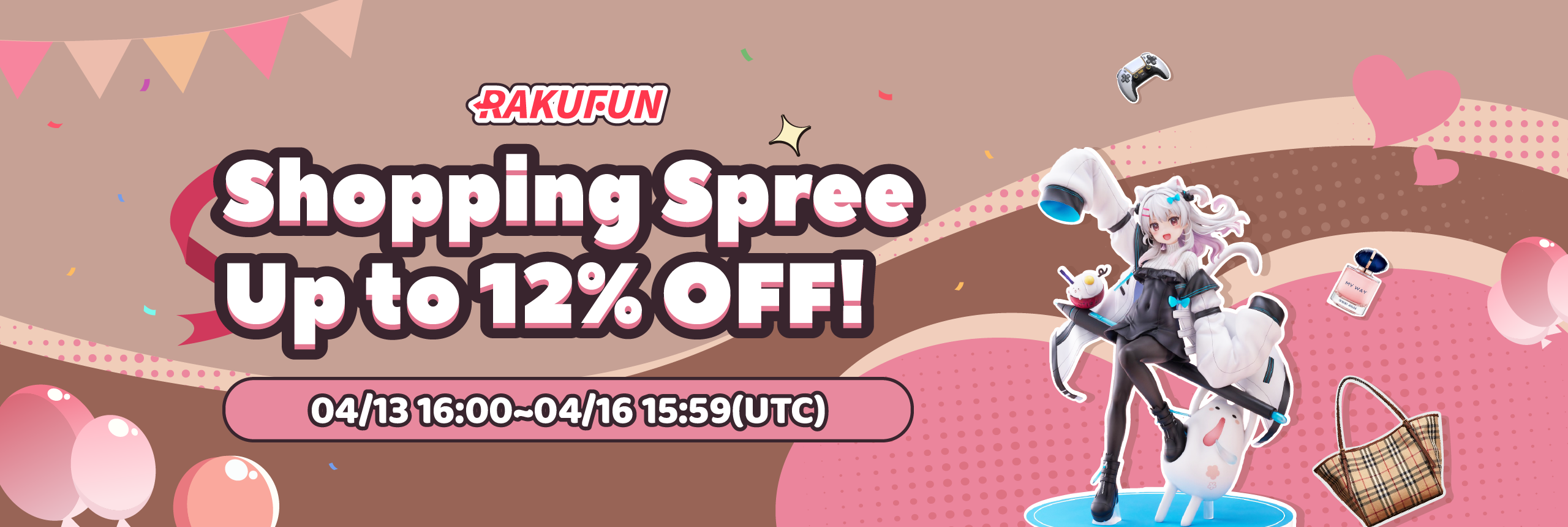 Dive into Rakufun Rewards! Up to 12% OFF! 