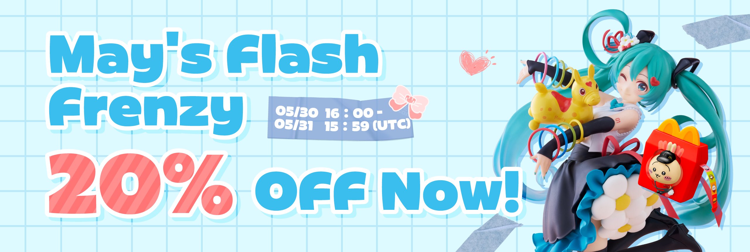 May's Flash Frenzy: Grab 20% OFF Coupons Before They Vanish! 