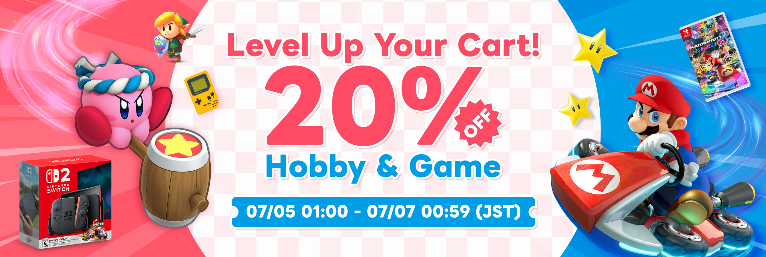 Level Up Your Cart! Rakufun's 20% OFF for Hobby & Game! 