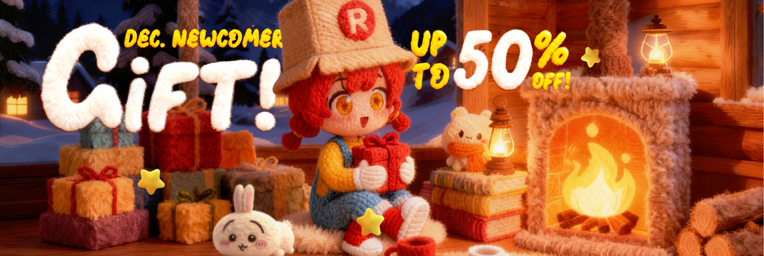 Dec. 50% OFF Newcomer Gift Pack!